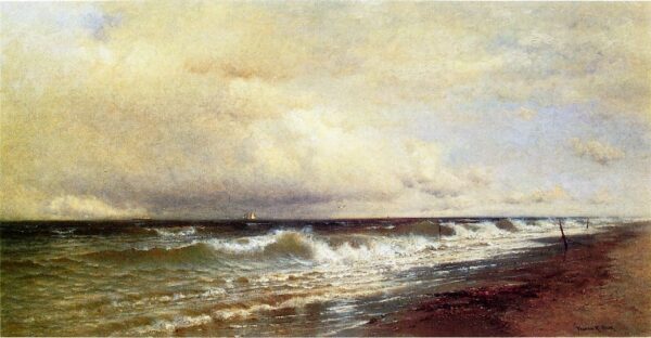 Clearing Off by Francis Silva, hand-painted oil painting reproduction