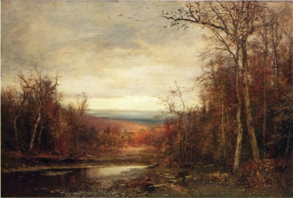 Clearing Skies by Jervis McEntee, hand-painted oil painting reproduction
