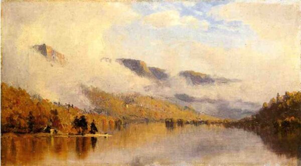 Clearing Storm over Lake George by Sanford Robinson Gifford, hand-painted oil painting reproduction