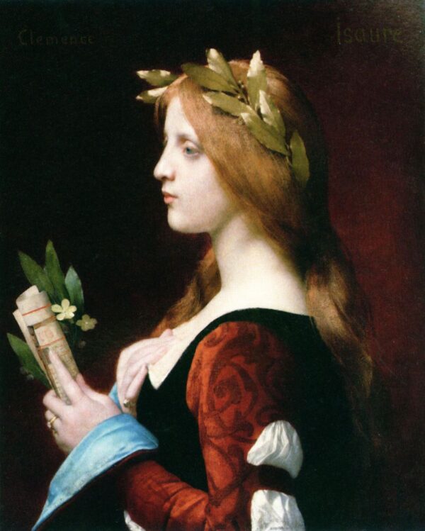 Clemence Isaure by Jules Joseph Lefebvre, hand-painted oil painting reproduction