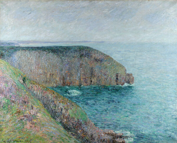 Cliffs at Cape Frehel by Gustave Loiseau, hand-painted oil painting reproduction