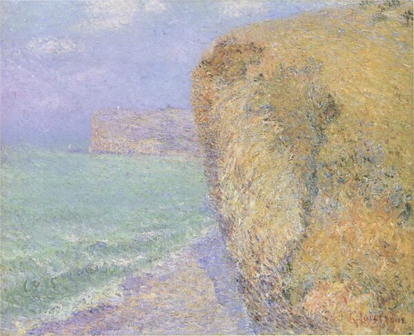 Cliffs at Grainval by Gustave Loiseau, hand-painted oil painting reproduction