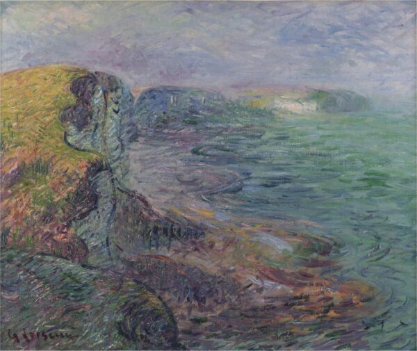 Cliffs at Yport by Gustave Loiseau, hand-painted oil painting reproduction