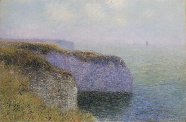 Cliffs of Etretat by Gustave Loiseau, hand-painted oil reproduction