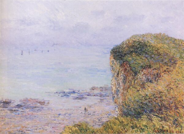 Cliffs of Puy by Gustave Loiseau, hand-painted oil painting reproduction