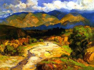 Cloud Shadows by Franz Bischoff, hand-painted oil painting reproduction