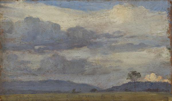 Cloud Study by Tom Roberts, hand-painted oil reproduction