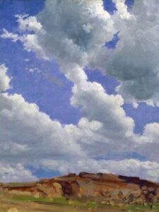 Clouds by Thomas Cooper Gotch, hand-painted oil painting reproduction