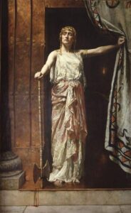 Clytemnestra b by John Collier, hand-painted oil painting reproduction