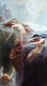 Clyties of the Mist by Herbert Draper, hand-painted oil painting reproduction