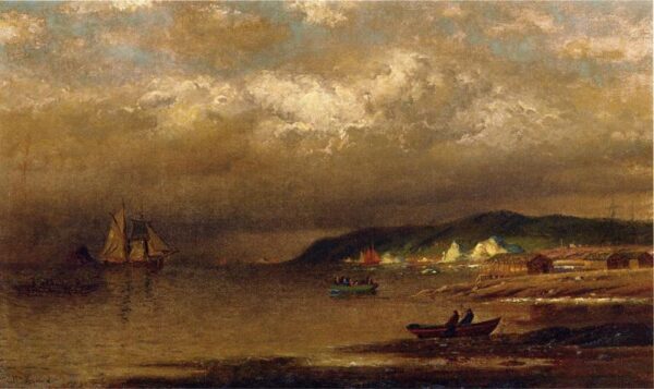 Coast of Newfoundland by William Bradford, hand-painted oil painting reproduction