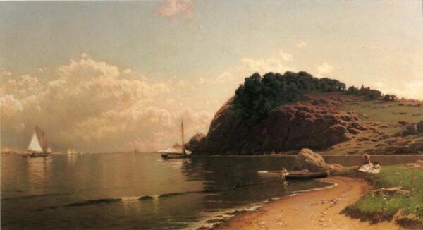 Coastal Scene b by Alfred Thompson Bricher, hand-painted oil painting reproduction