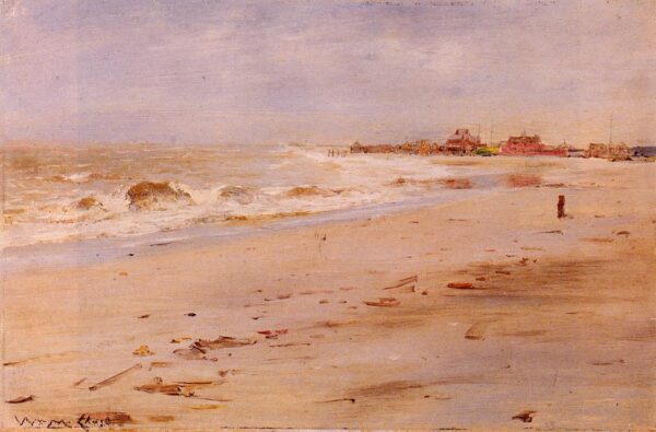 Coastal View by William Merritt Chase, hand-painted oil reproduction