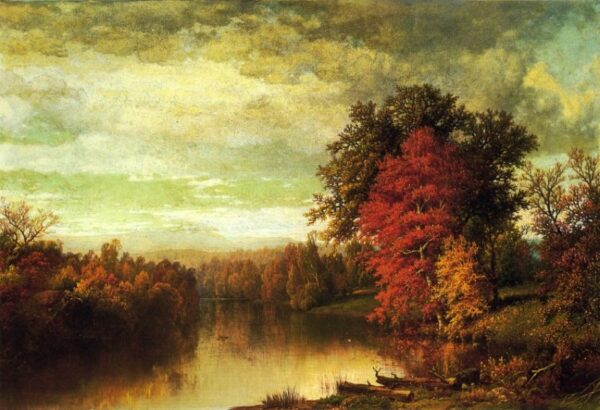 Color of the Fall by William Mason Brown, hand-painted oil painting reproduction