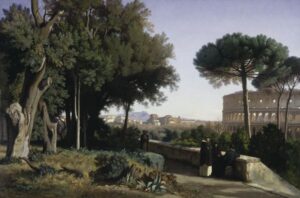 Colosseum Viewed from the Palatine by Jean-Achille Benouville, hand-painted oil painting reproduction