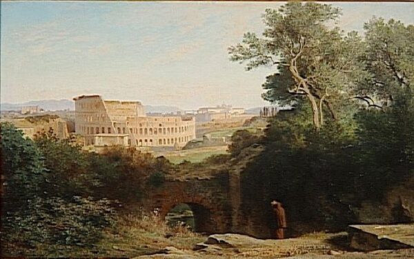 Colosseum Viewed from the Palatine II by Jean-Achille Benouville, hand-painted oil painting reproduction