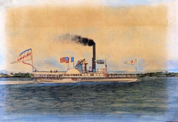 Columbus by James Bard, hand-painted oil painting reproduction