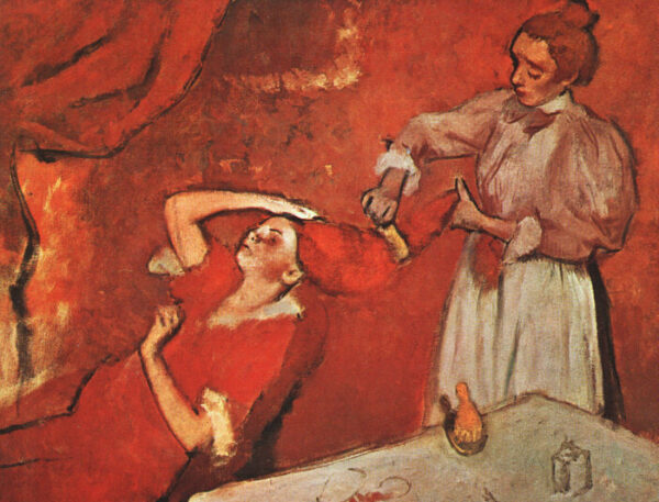 Combing the Hair by Edgar Degas, hand-painted oil painting reproduction