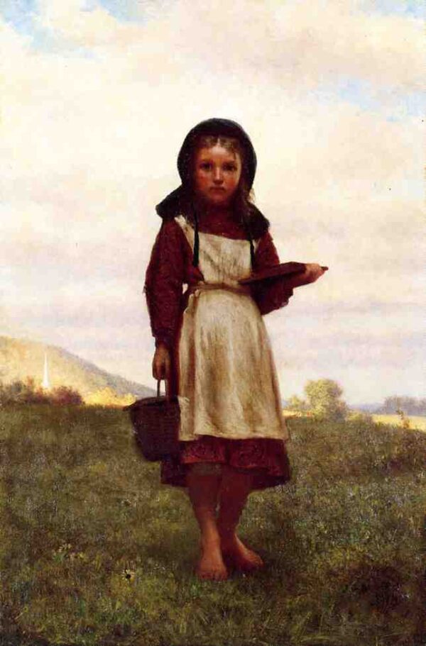 Coming over the Hills by John G Brown, hand-painted oil painting reproduction