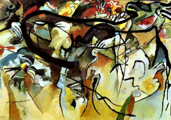 Composition V by Wassily Kandinsky, hand-painted oil painting reproduction
