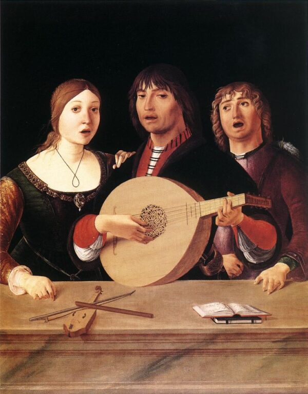 Concert by Lorenzo Costa, hand-painted oil painting reproduction