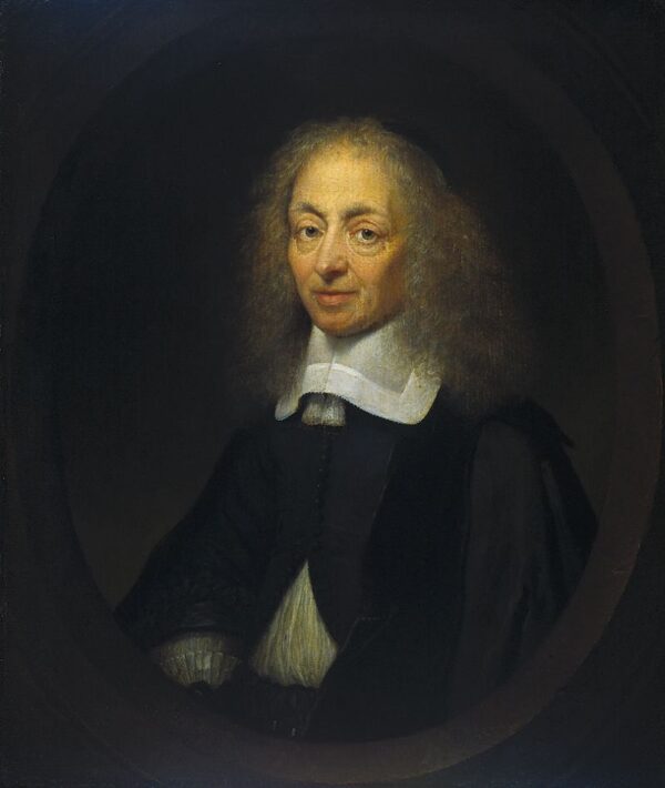 Constantijn Huygens by Caspar Netscher, hand-painted oil painting reproduction