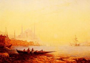 Constantinople by Félix Ziem, hand-painted oil painting reproduction