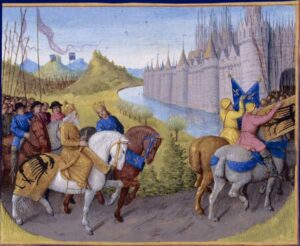 Arrival of the Crusaders at Constantinople by Jean Fouquet, hand-painted oil painting reproduction