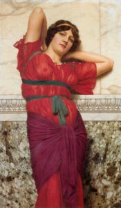Contemplation by John William Godward, hand-painted oil painting reproduction