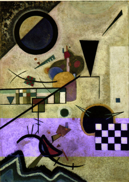 Contrasting Sounds by Wassily Kandinsky, hand-painted oil reproduction