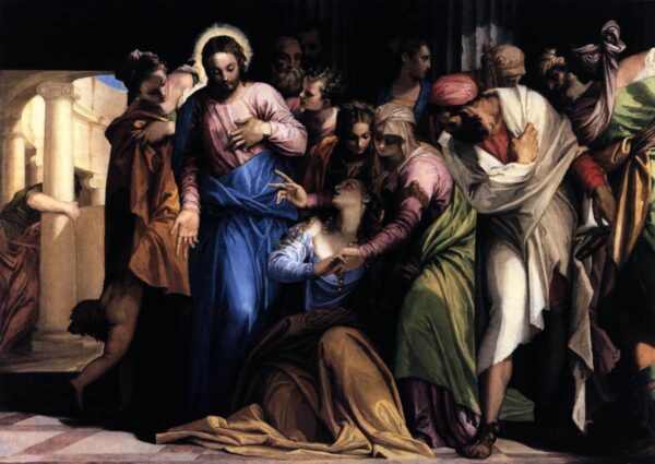 Conversion of Mary Magdalene by Paolo Veronese, hand-painted oil painting reproduction