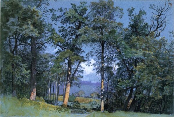 Coppet, Lake Geneva by William Stanley Haseltine, hand-painted oil painting reproduction