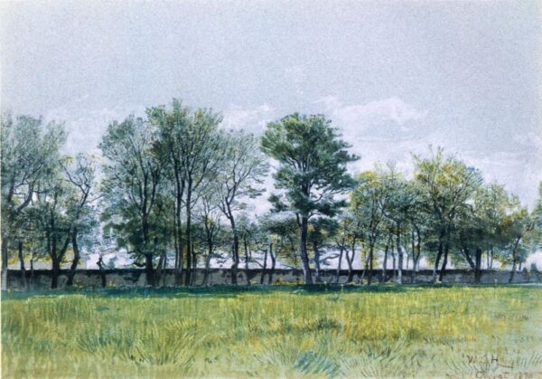 Coppet, Lake Geneva II by William Stanley Haseltine, hand-painted oil painting reproduction