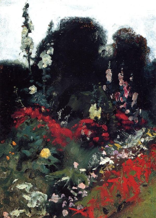 Corner of a Garden by John Singer Sargent, hand-painted oil painting reproduction