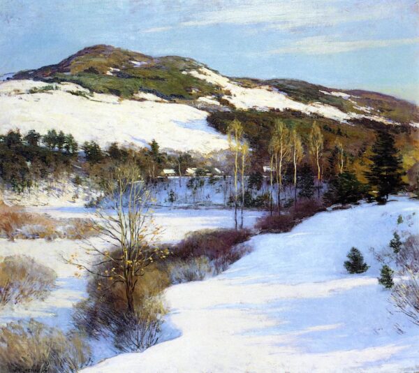 Cornish Hills by Willard Metcalf, hand-painted oil painting reproduction