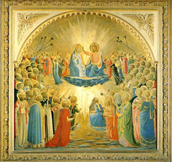 Coronation of the Virgin by Fra Angelico, hand-painted oil painting reproduction