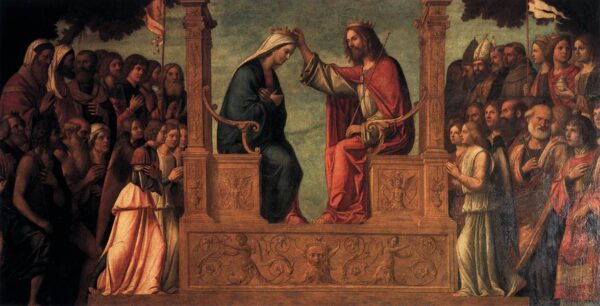 Coronation of the Virgin by Cima da Conegliano, hand-painted oil painting reproduction