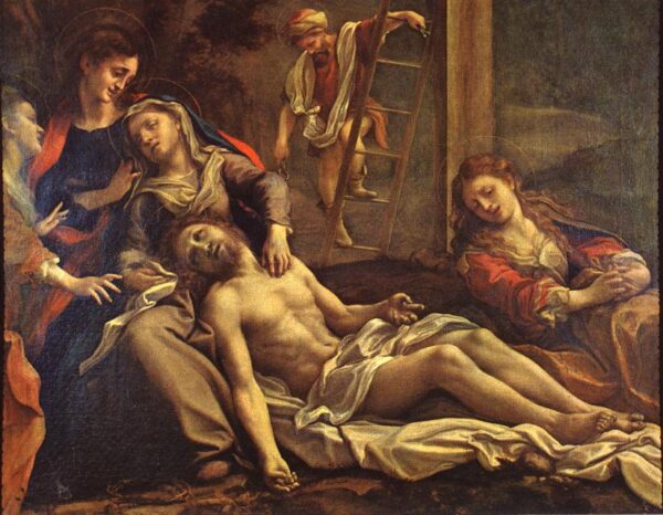 Decomposition from cross by Correggio, hand-painted oil painting reproduction