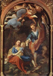 Madonna della Scodella by Correggio, hand-painted oil painting reproduction