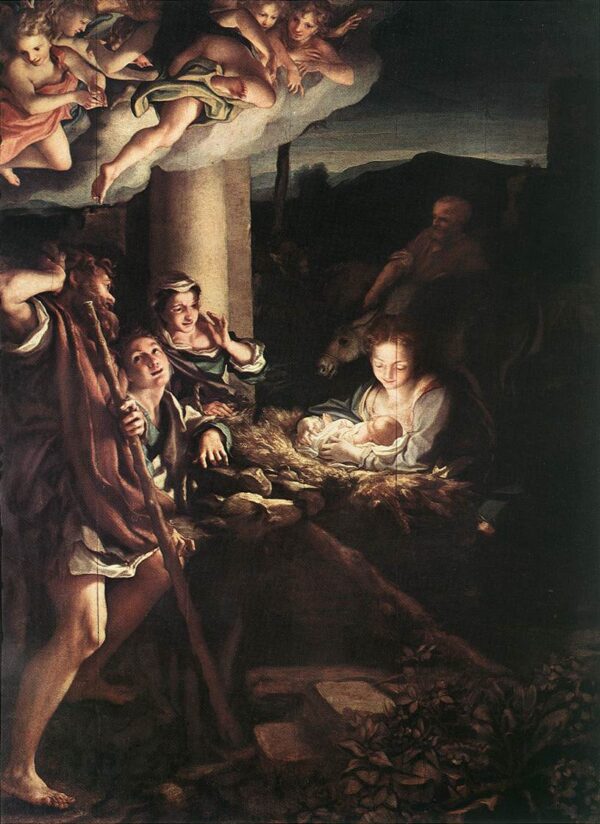 Nativity by Correggio, hand-painted oil painting reproduction