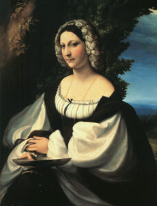 Portrait of a Gentlewoman by Correggio, hand-painted oil painting reproduction