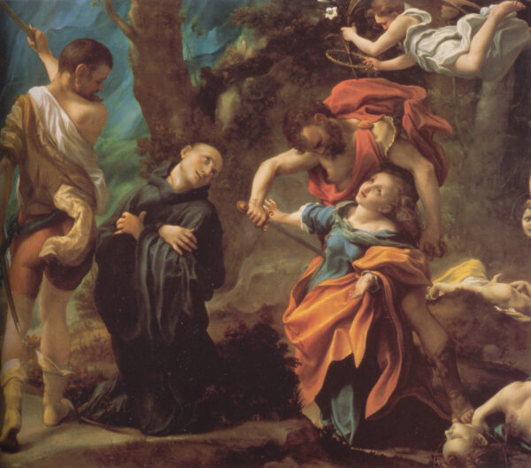 The Martyrdom of Four Saints by Correggio, hand-painted oil painting reproduction