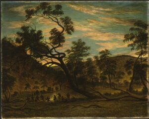 Corroboree by John Glover, hand-painted oil painting reproduction