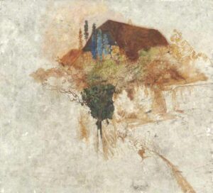 Cottage Garden by Benjamin Haughton, hand-painted oil painting reproduction