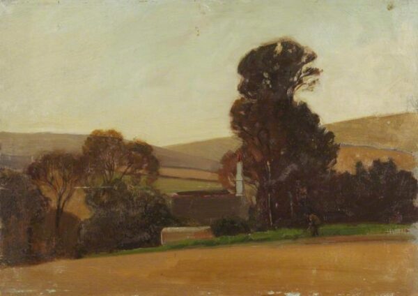 Cottage in a Copse by Benjamin Haughton, hand-painted oil painting reproduction