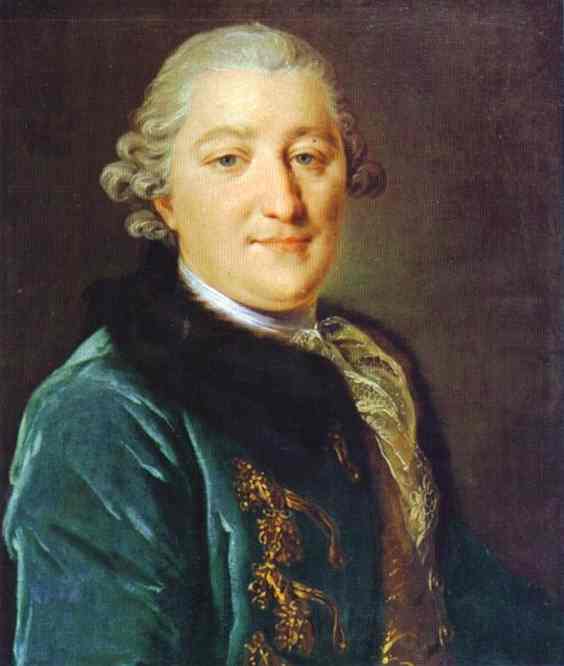 Count I. G. Orlov by Fyodor Rokotov, hand-painted oil reproduction