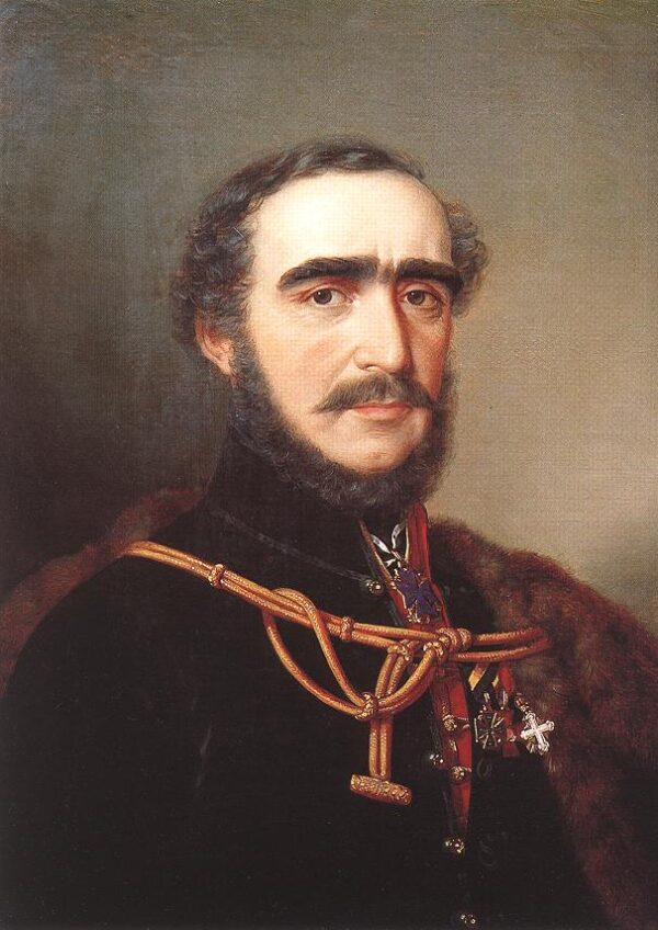 Count Istvan Szechenyi b by Miklós Barabás, hand-painted oil painting reproduction