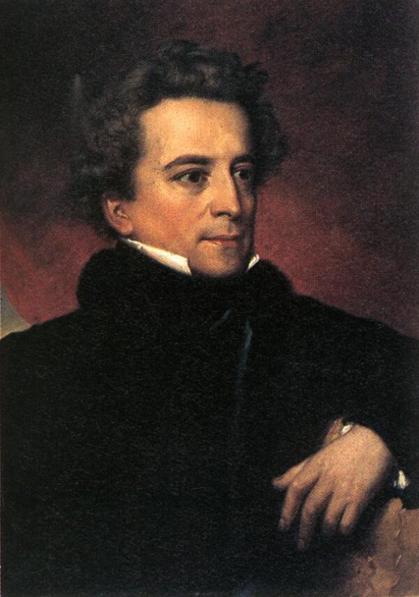 Count Jozsef Dessewffy 1820s by Johann Ender, hand-painted oil painting reproduction