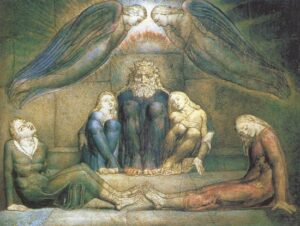 Count Ugolino and His Sons in Prison by William Blake, hand-painted oil painting reproduction