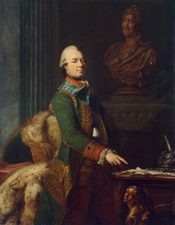 Count Zakhar Chernyshyov II by Alexander Roslin, hand-painted oil painting reproduction